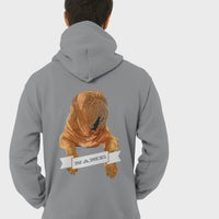 Custom Pet Portrait Hoodie - Personalized pet Photo on Sweatshirt with Pouch Pocket