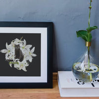 Personalized artwork based on your photo on canvas -  Unique gift - Custom print- Watercolor style