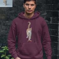 Custom Pet Portrait Hoodie - Personalized pet Photo on Sweatshirt with Pouch Pocket