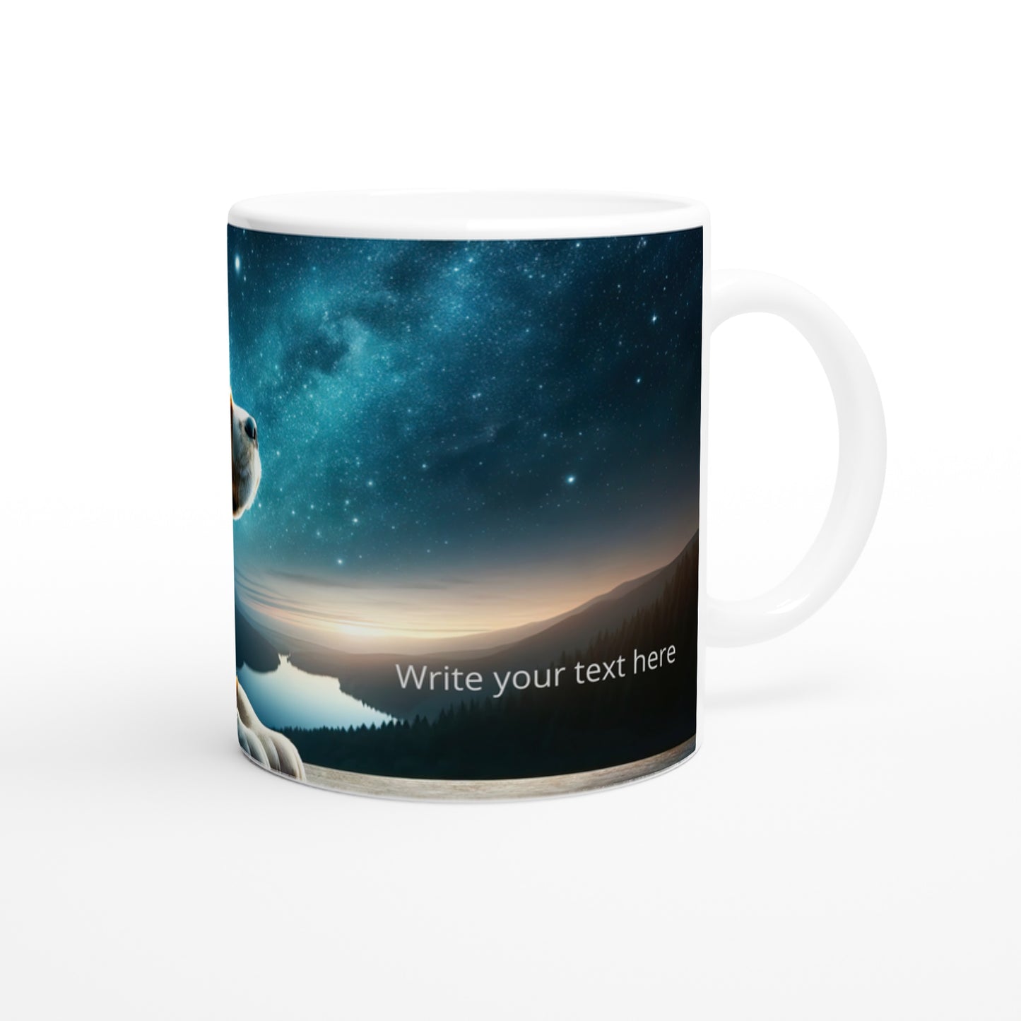 Starry Night Beagle Coffee Mug - 11oz | Perfect Gift for Dog Lovers