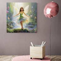 Fairy Tale Enchantment Wall Art - Magical Wonderland Fairy for Girls' Room Decor