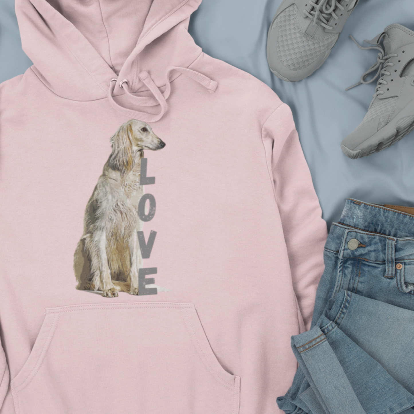 Vector Art Pet Portrait Hoodie - Customizable, Unique Gift Idea for Pet Lovers