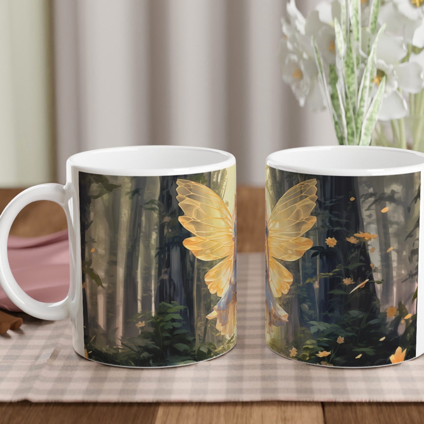 11 oz Enchanted Fairy Print Mug - Magical Beverage Experience