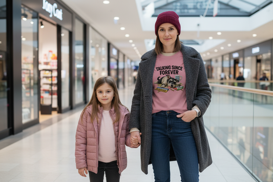 Schnauzer Statement Tee | Talking Since Forever | Bold Dog Graphic Shirt