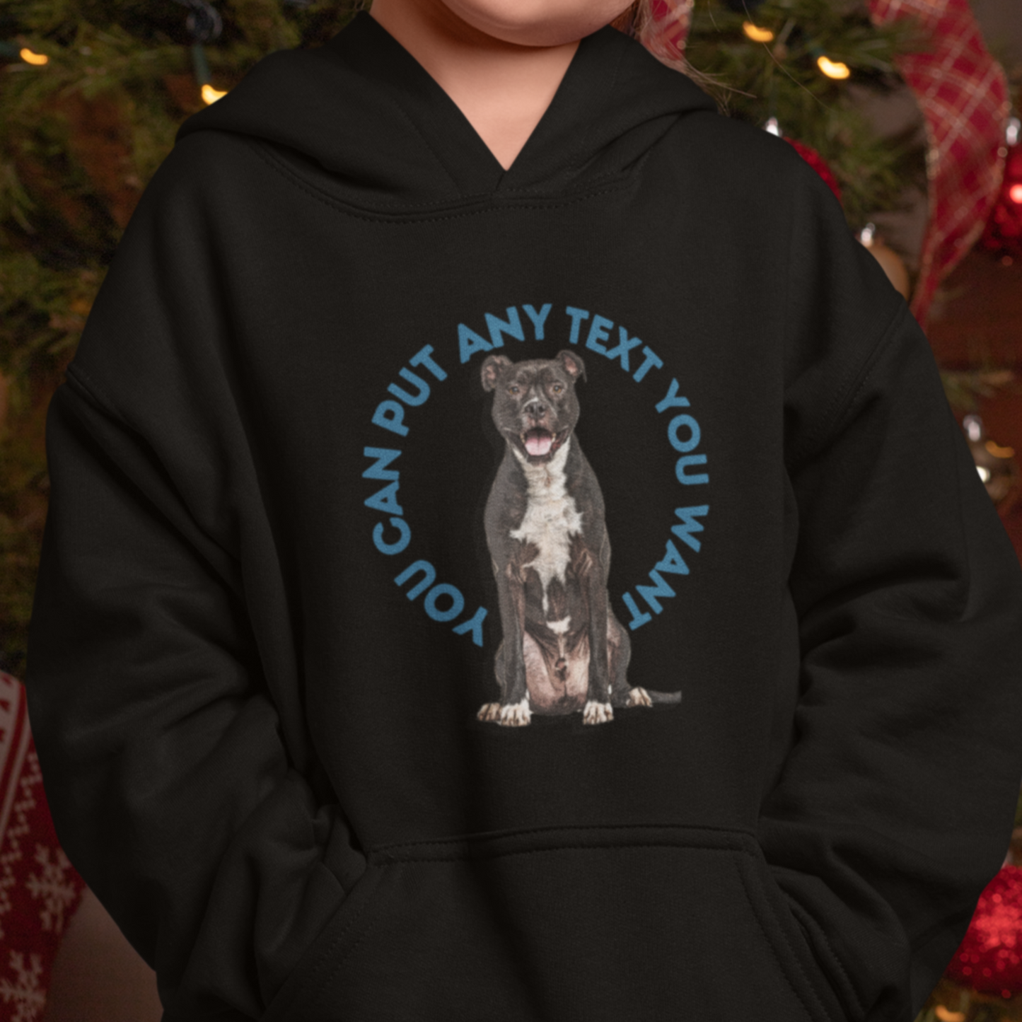 Custom Pet Portrait on a Hoodie for Kids - Cartoon- Unique Personalised Gift