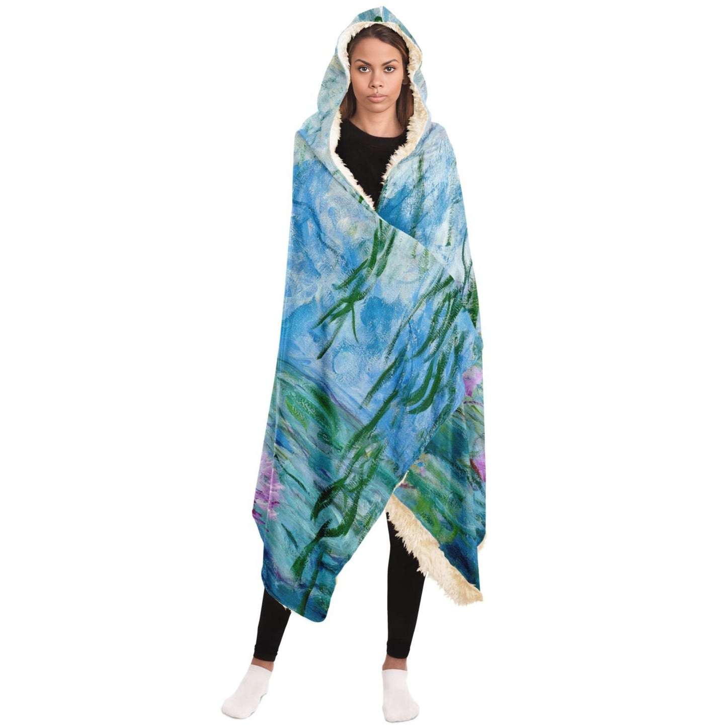 Hooded blanket water lilies from Monet