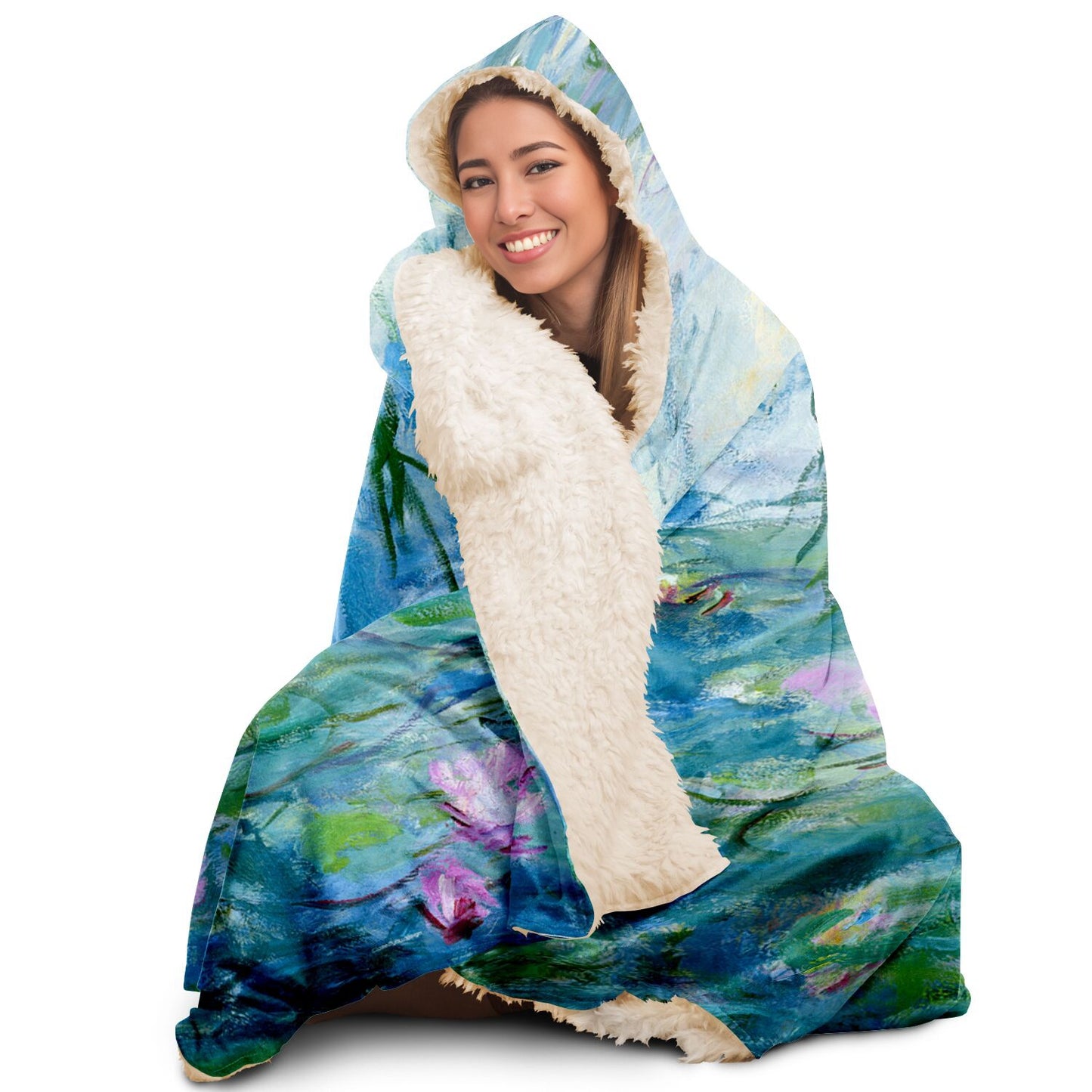 Hooded blanket water lilies from Monet