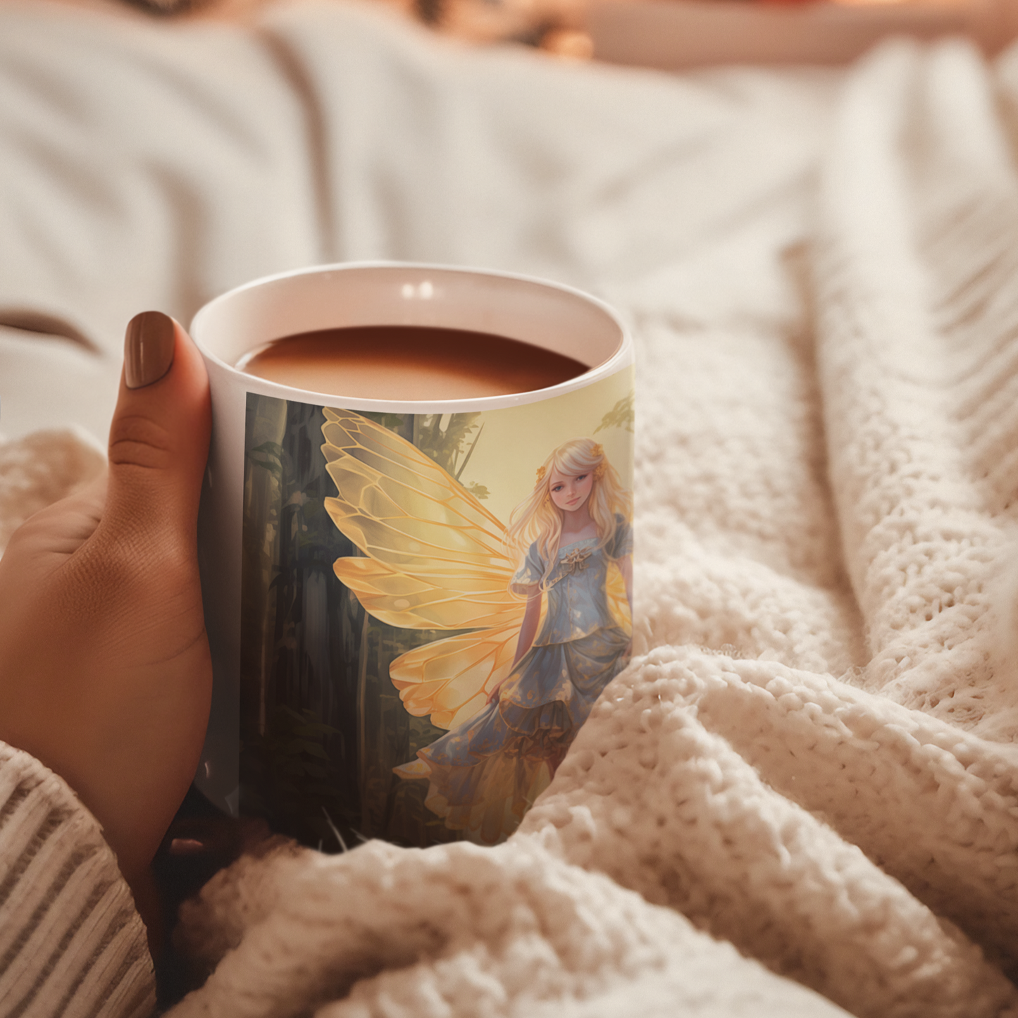 11 oz Enchanted Fairy Print Mug - Magical Beverage Experience