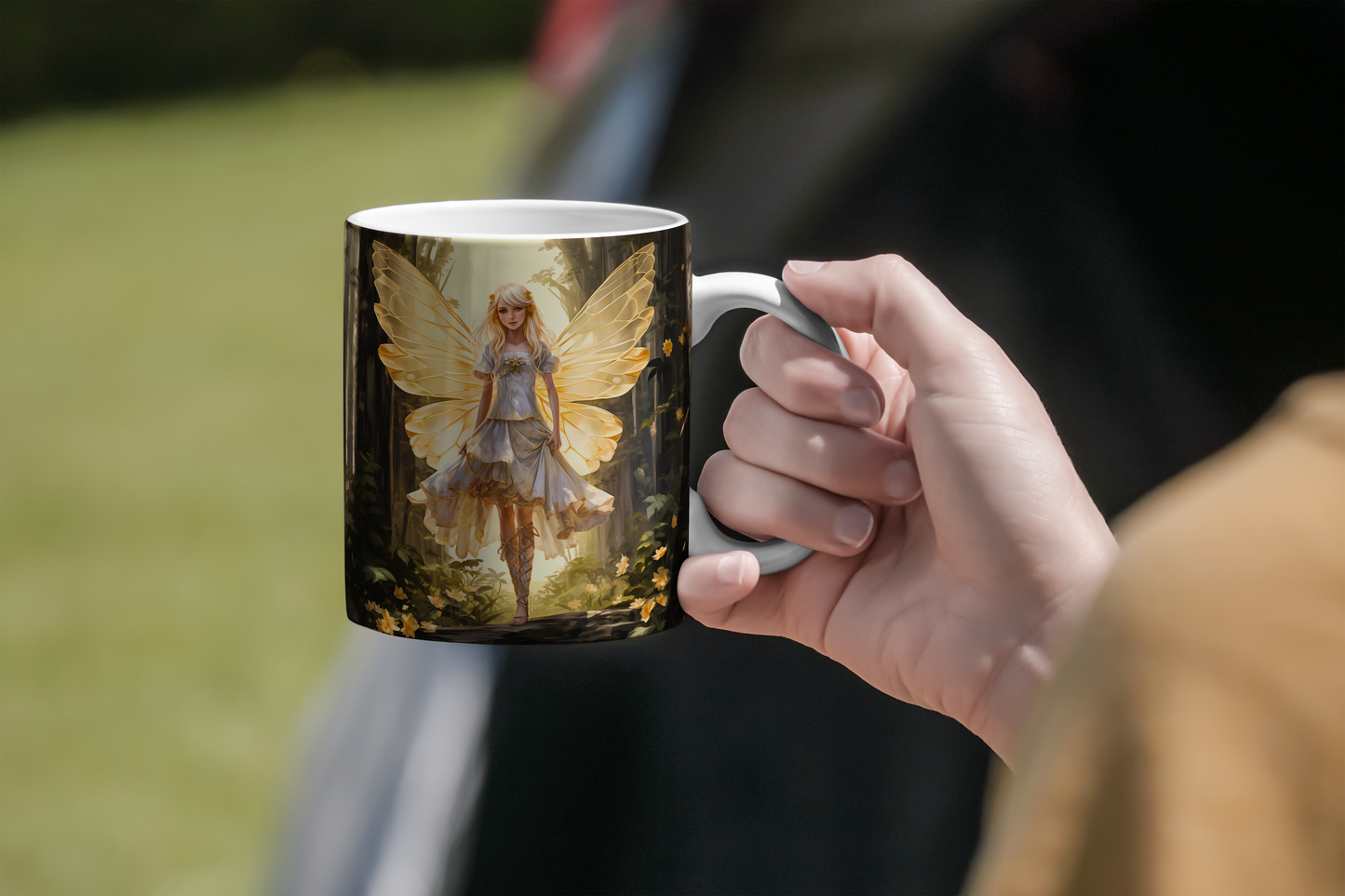 11 oz Enchanted Fairy Print Mug - Magical Beverage Experience