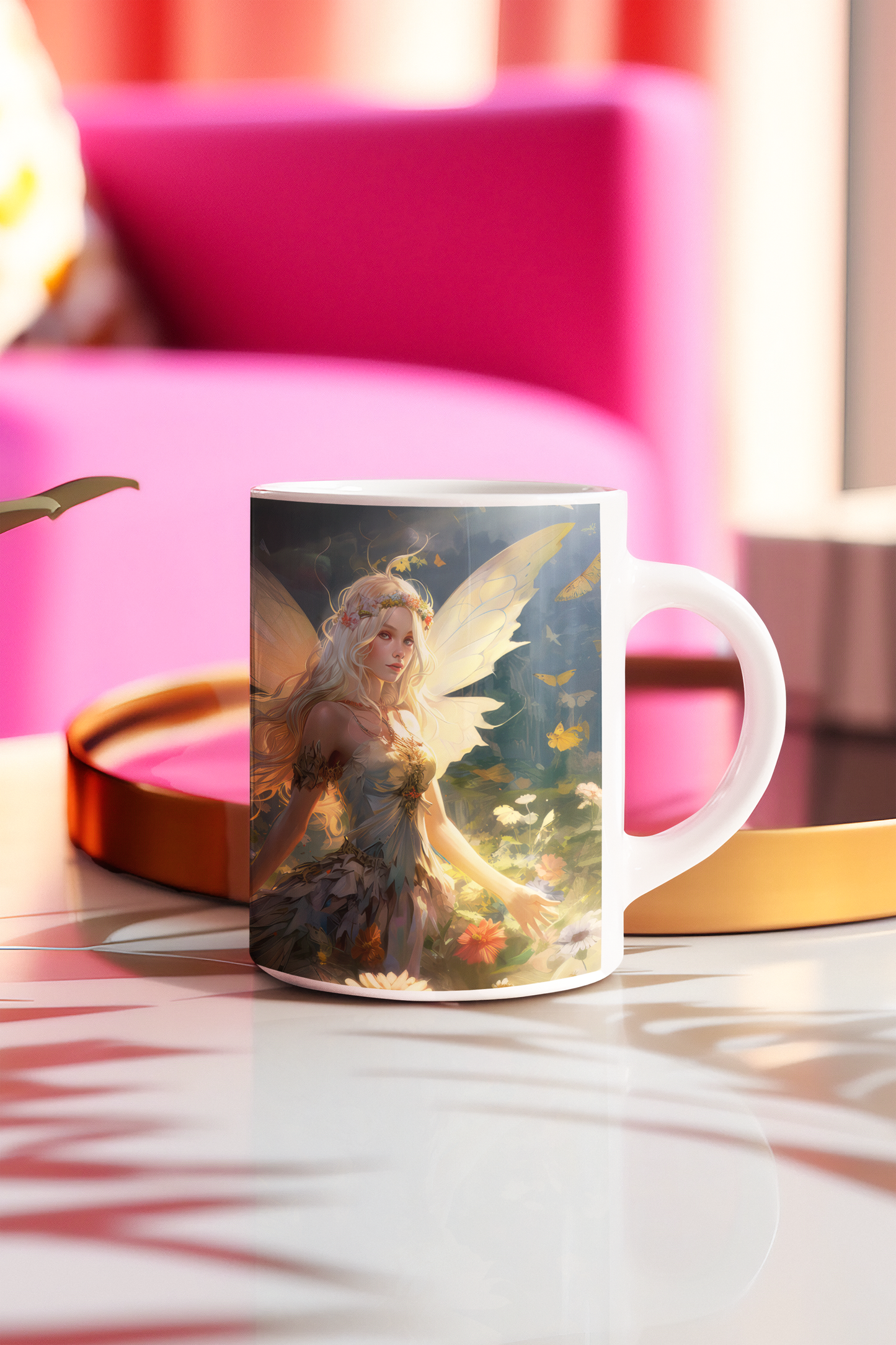 Magical Forest Fairy Coffee Cup - Mystical Morning Brew