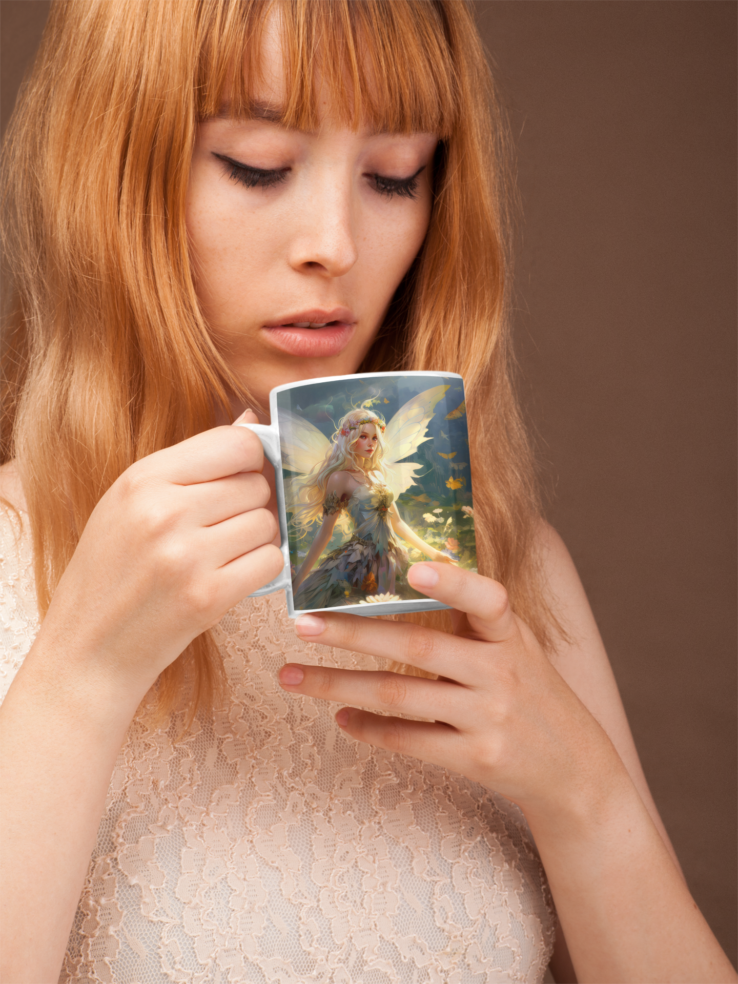 Magical Forest Fairy Coffee Cup - Mystical Morning Brew