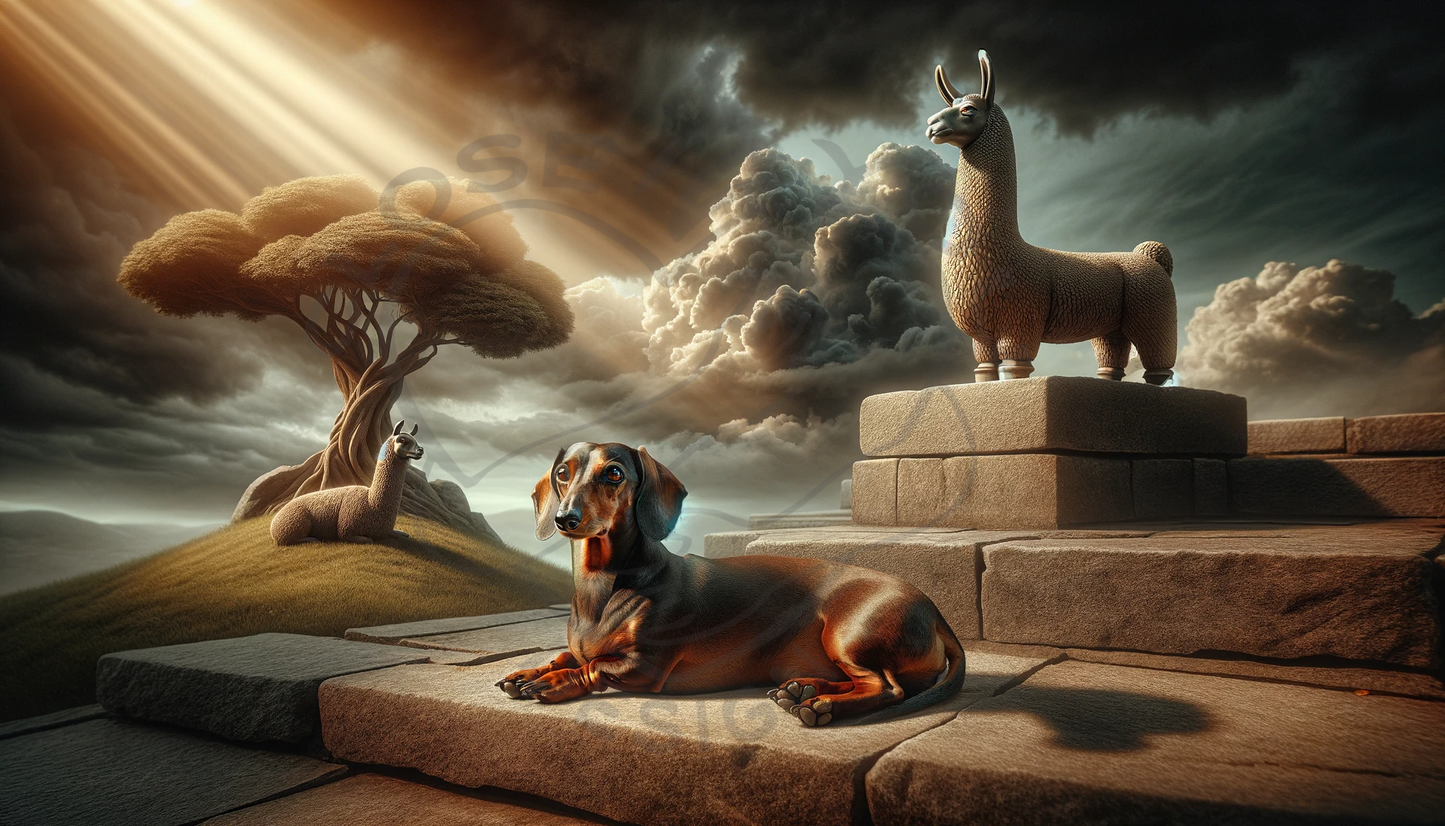 2025 Dachshund  Art Calendar - 12 Unique Artistic Styles - Ledger vertical (11" x 16.5")