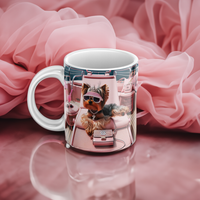 Yorkshire Terrier Mug - 'Diva's Daily Dose' Chic Cup, Glam Gift for Dog Lovers, Pet-Themed Present